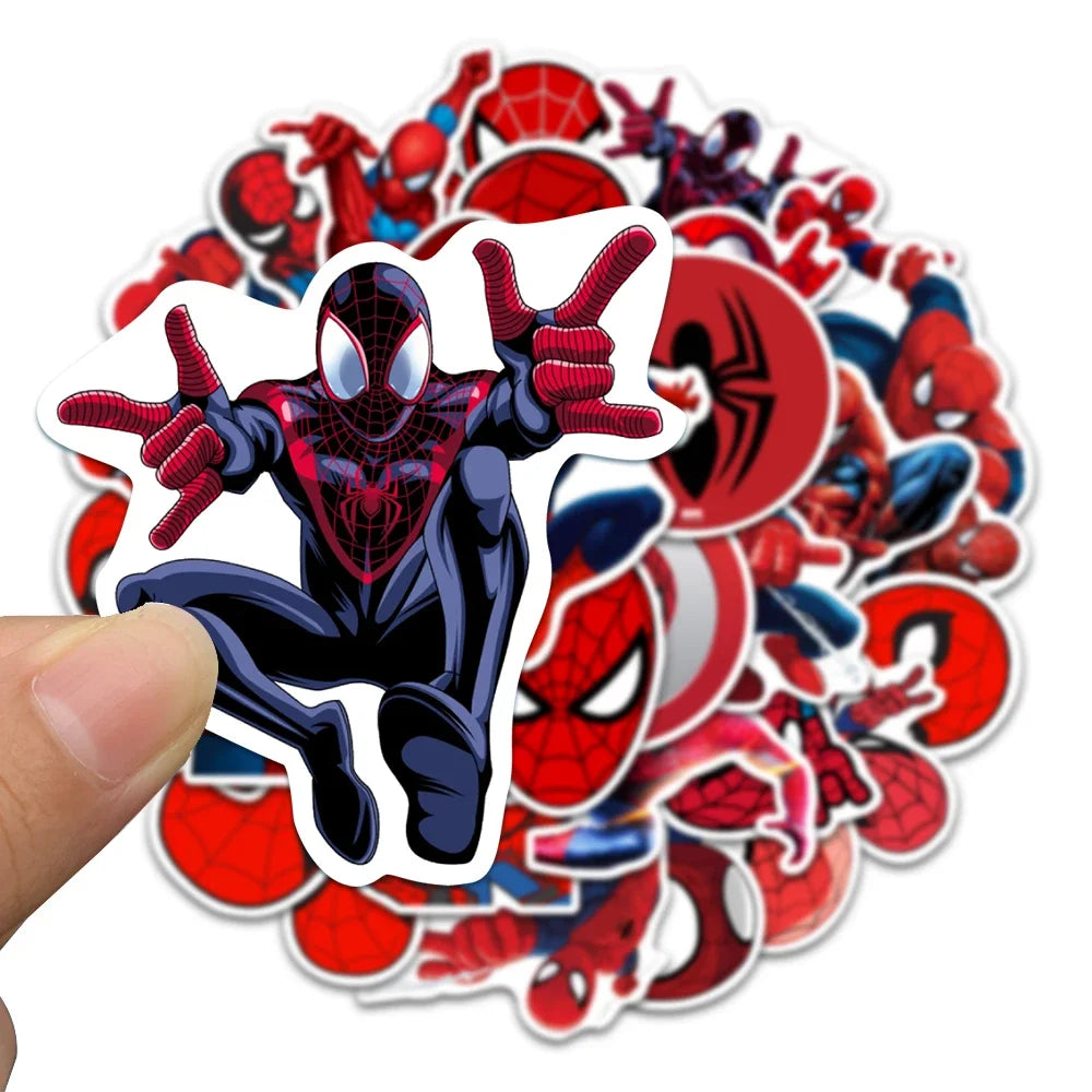 Cartoon Spider-Man Stickers - Image 5