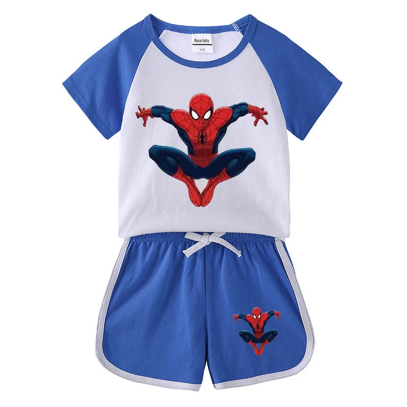 Boys’ Summer Spider-Man Outfit Set - Image 36