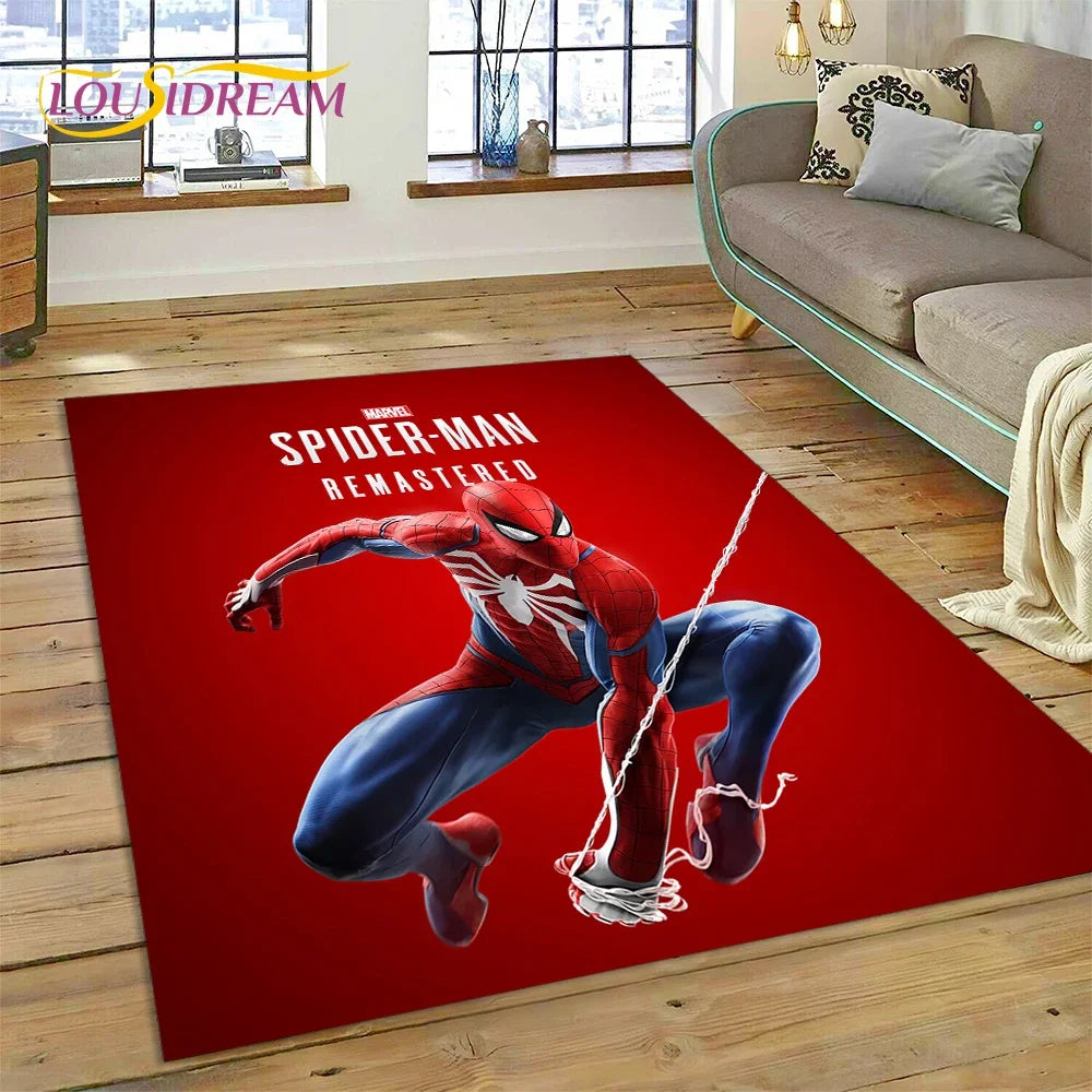 Superhero Marvel Avengers Spider-Man Cartoon Carpet - Image 15