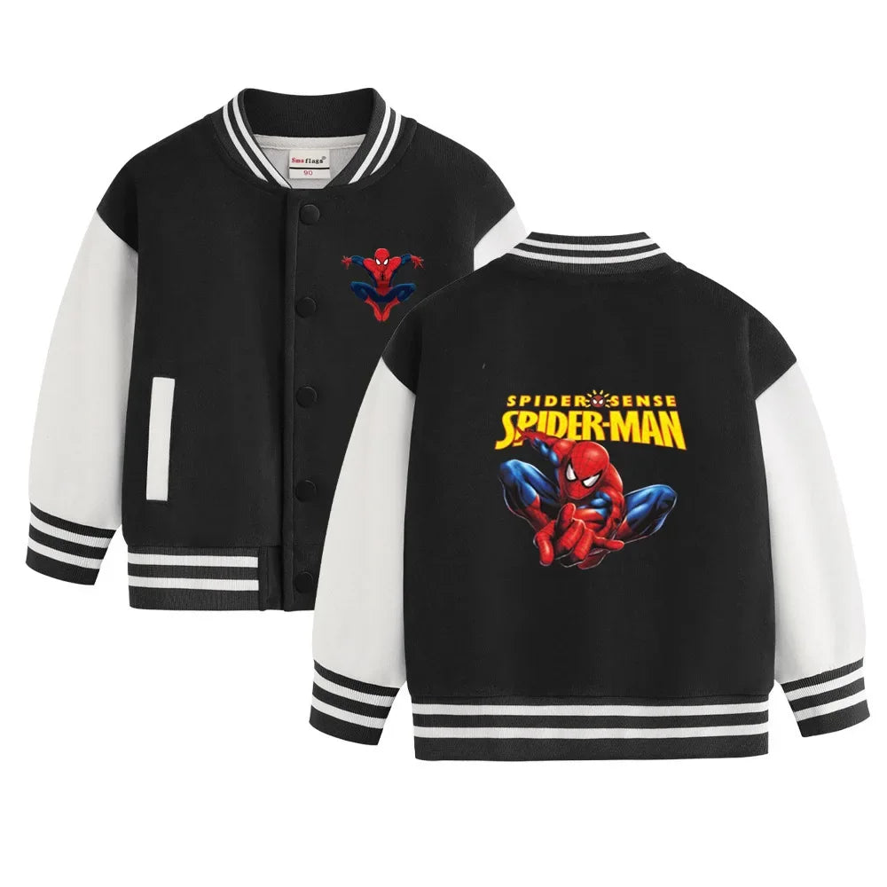 Spider-Man Print Kids Baseball Jersey - Image 28