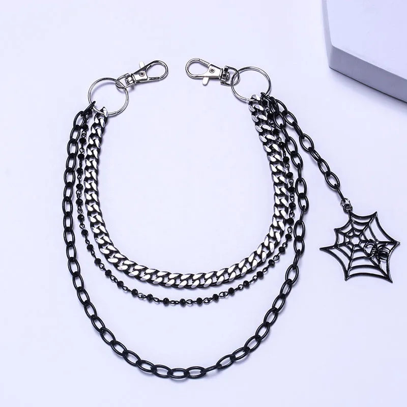 Spider Web Keychain & Pants Chain - Image 2