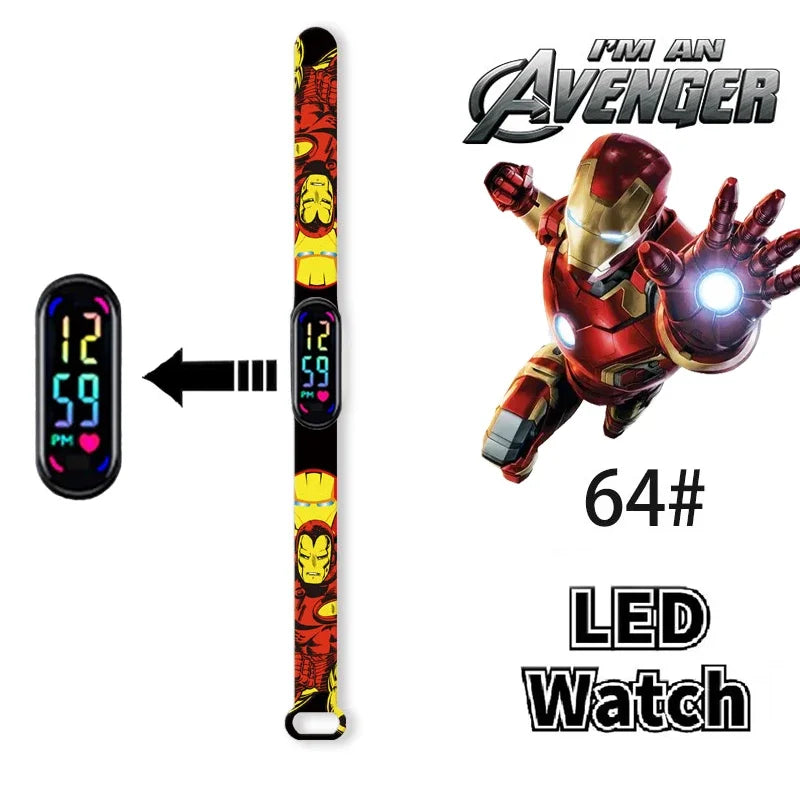 Disney Frozen & Spider-Man Children’s Anime Figure Bracelet Wristwatch - Image 31