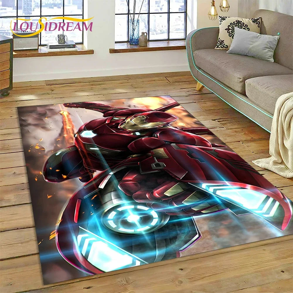 Superhero Marvel Avengers Spider-Man Cartoon Carpet - Image 9