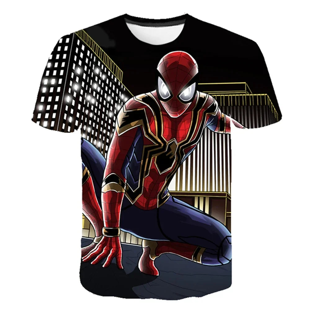 Spider-Man & Avengers 3D Printed Summer T-Shirts - Image 4