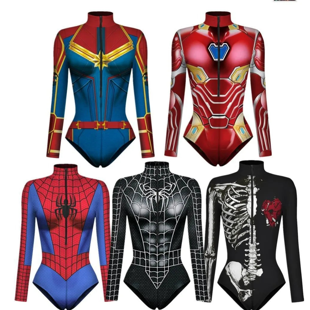 Spider-Man Captain Superhero Swimsuit