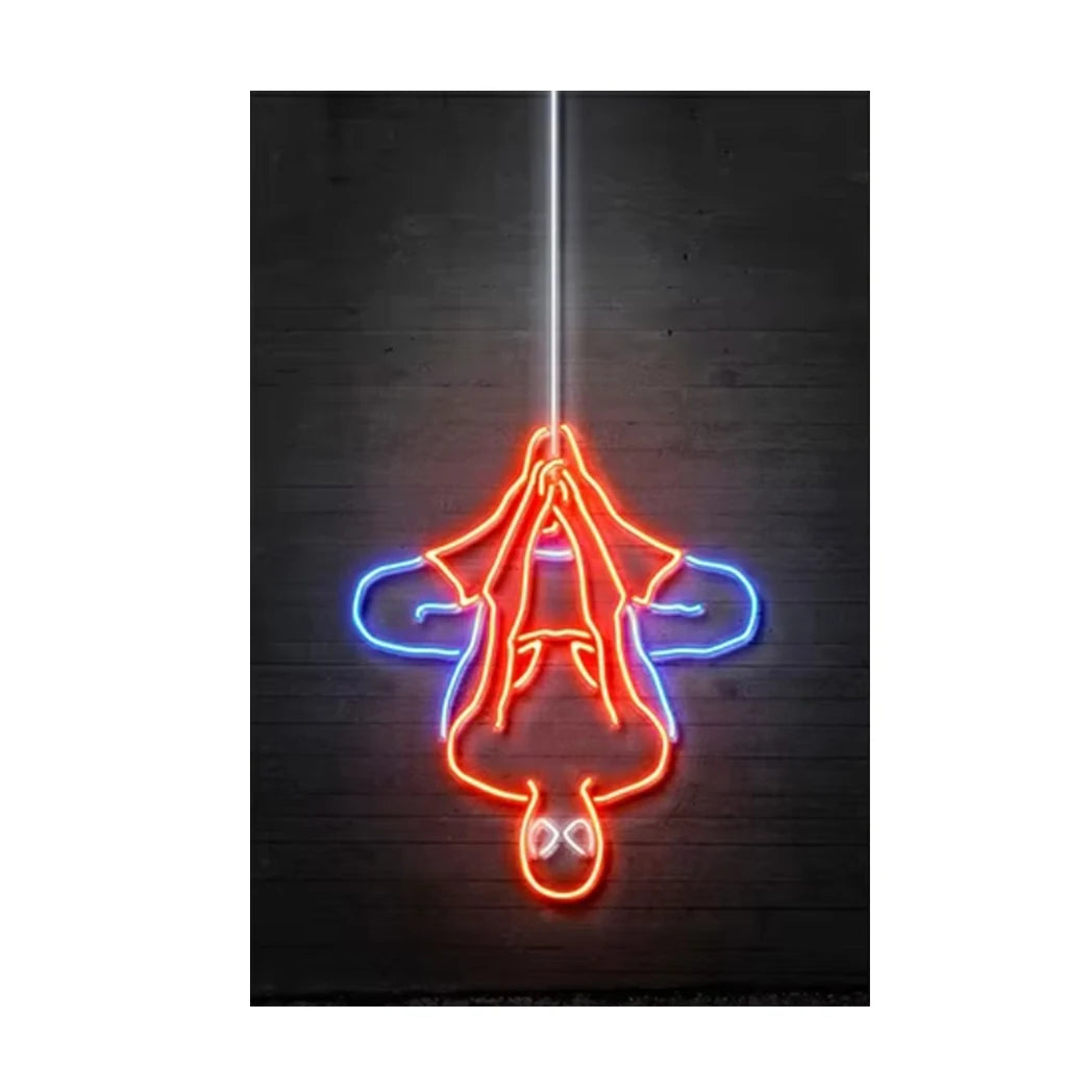 MINISO Disney Neon Marvel Superhero Poster - Image 9