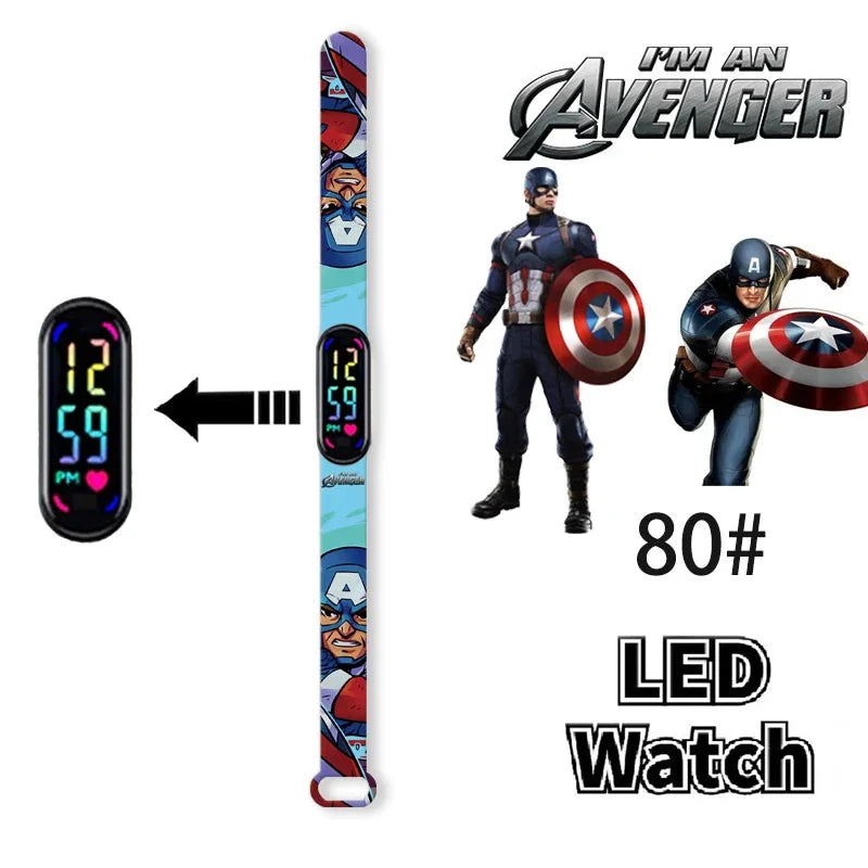 Disney Frozen & Spider-Man Children’s Anime Figure Bracelet Wristwatch - Image 33