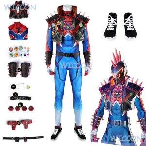 Game MV Rivals Spider Punk Cosplay Costume