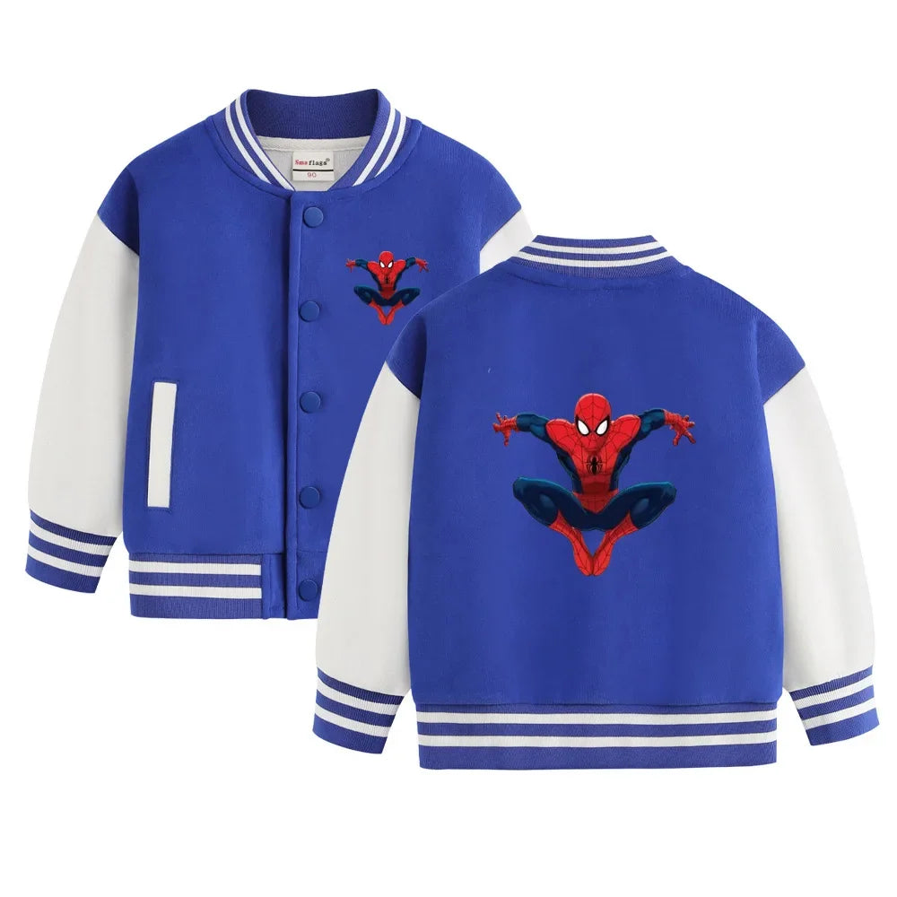 Spider-Man Print Kids Baseball Jersey - Image 33
