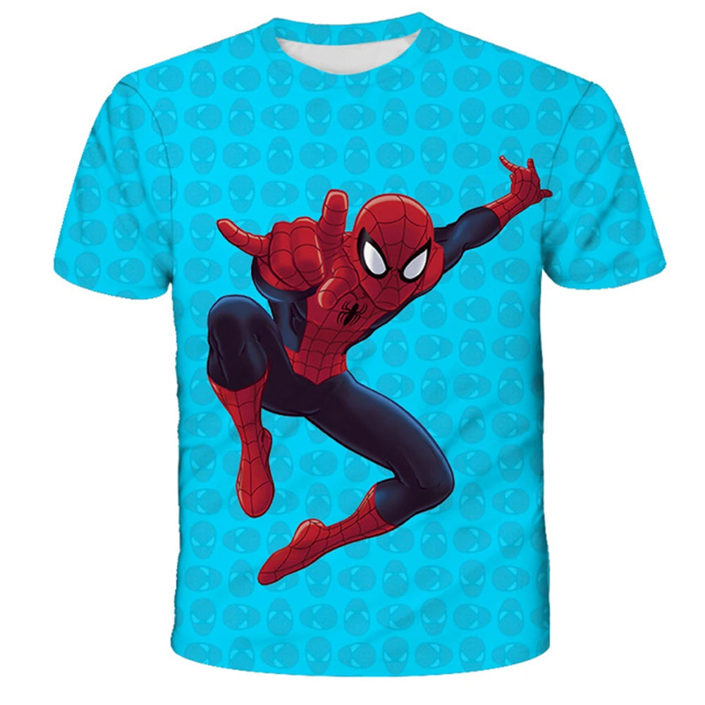 Spider-Man & Avengers 3D Printed Summer T-Shirts - Image 6