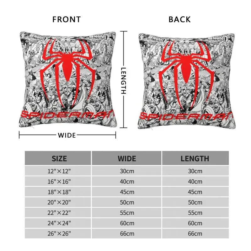 Custom Spider-Man Superhero Cushion Cover - Image 6