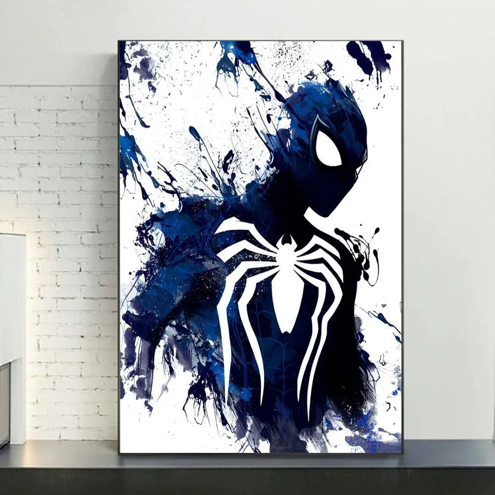 MINISO Marvel Watercolor Spider-Man Canvas Poster - Image 9