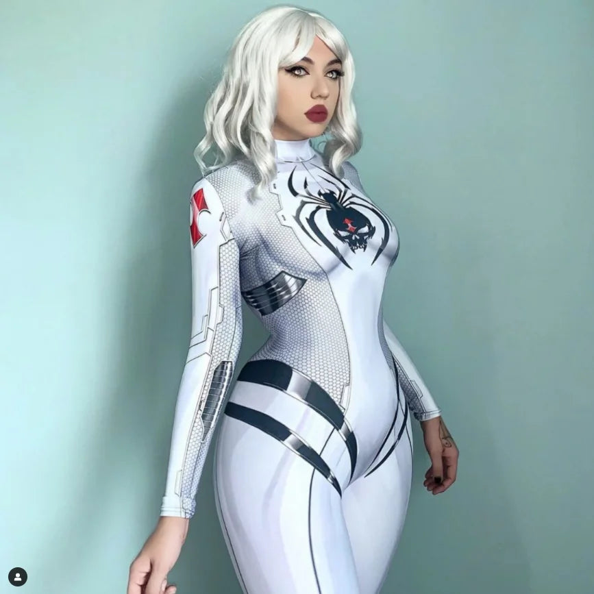 Women’s White Spider-Man Costume