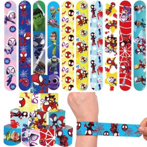12pcs Spidey and His Amazing Friends Snap Bracelets