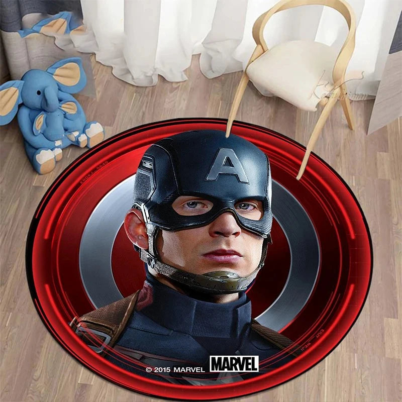 MINISO Marvel Iron Man & Spider-Man Round Carpet - Image 13