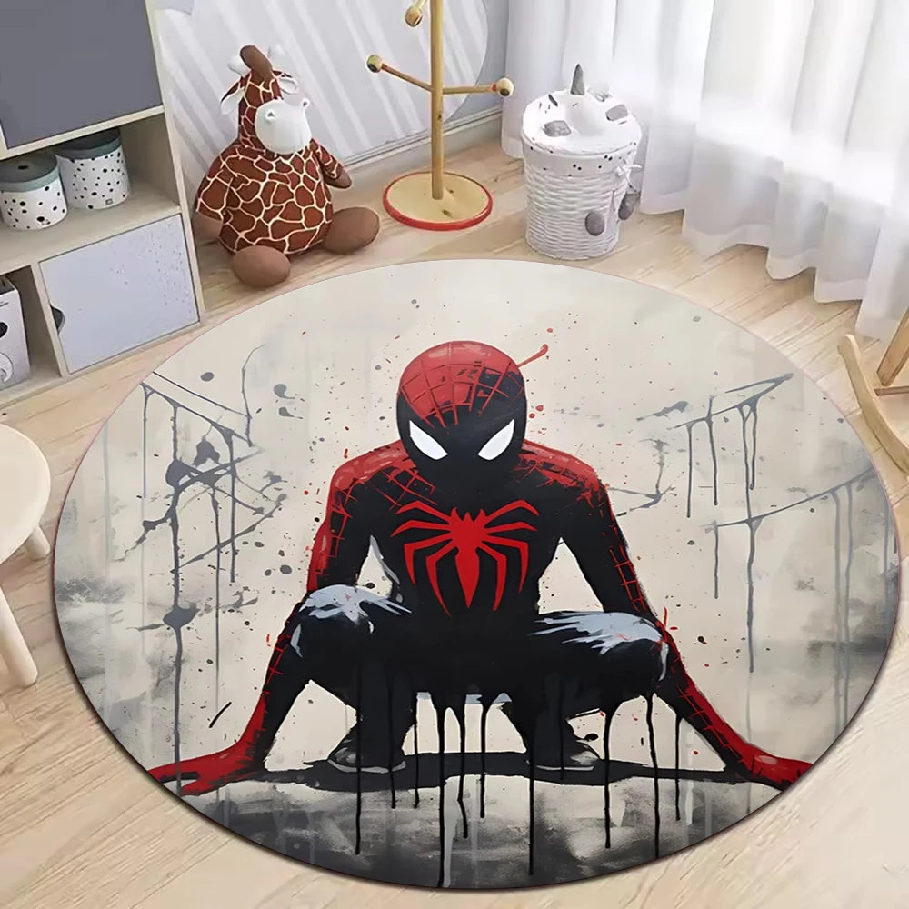 MINISO Disney Spider-Man Round Carpet - Image 11