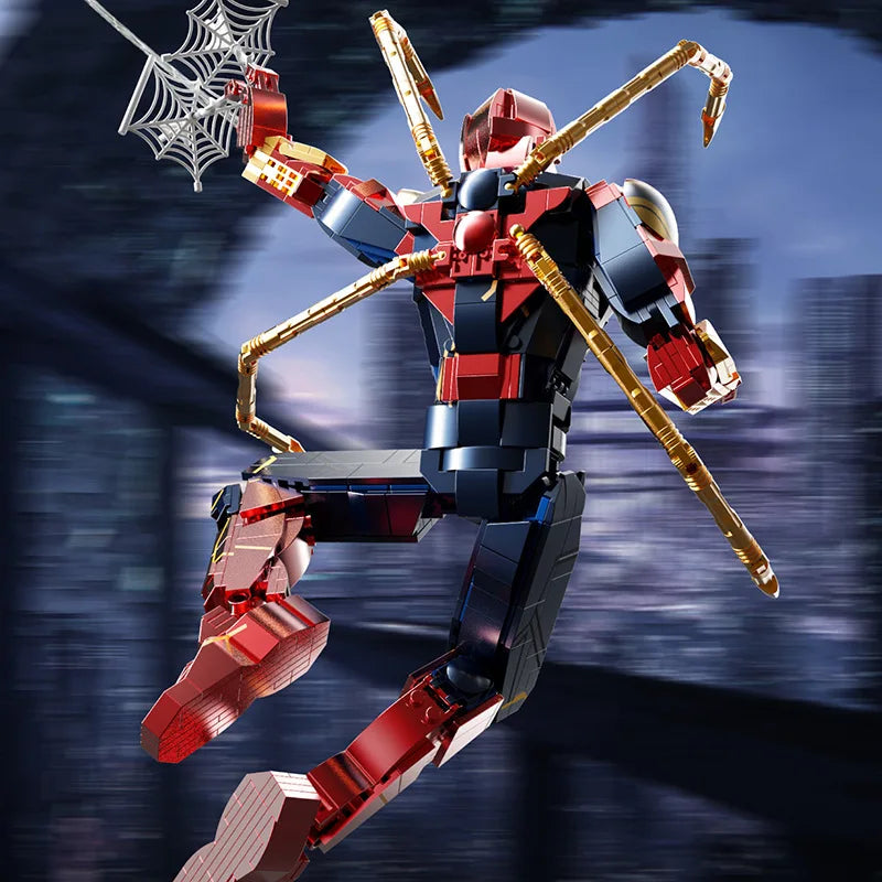 New Superhero Spider-Man Figure Mecha 2In1 - Image 4