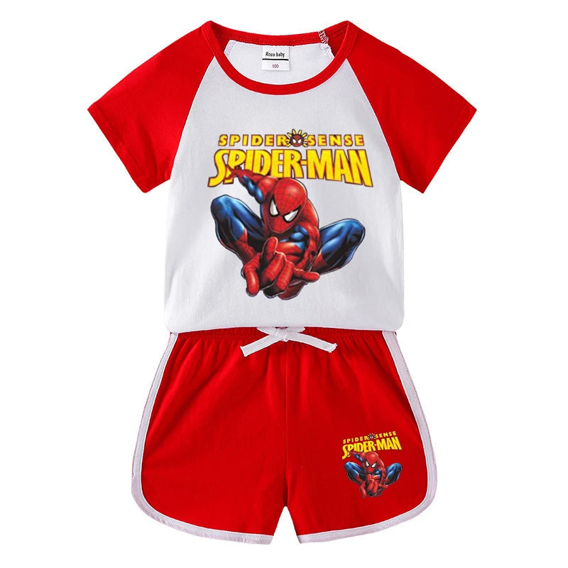 Boys’ Summer Spider-Man Outfit Set - Image 34