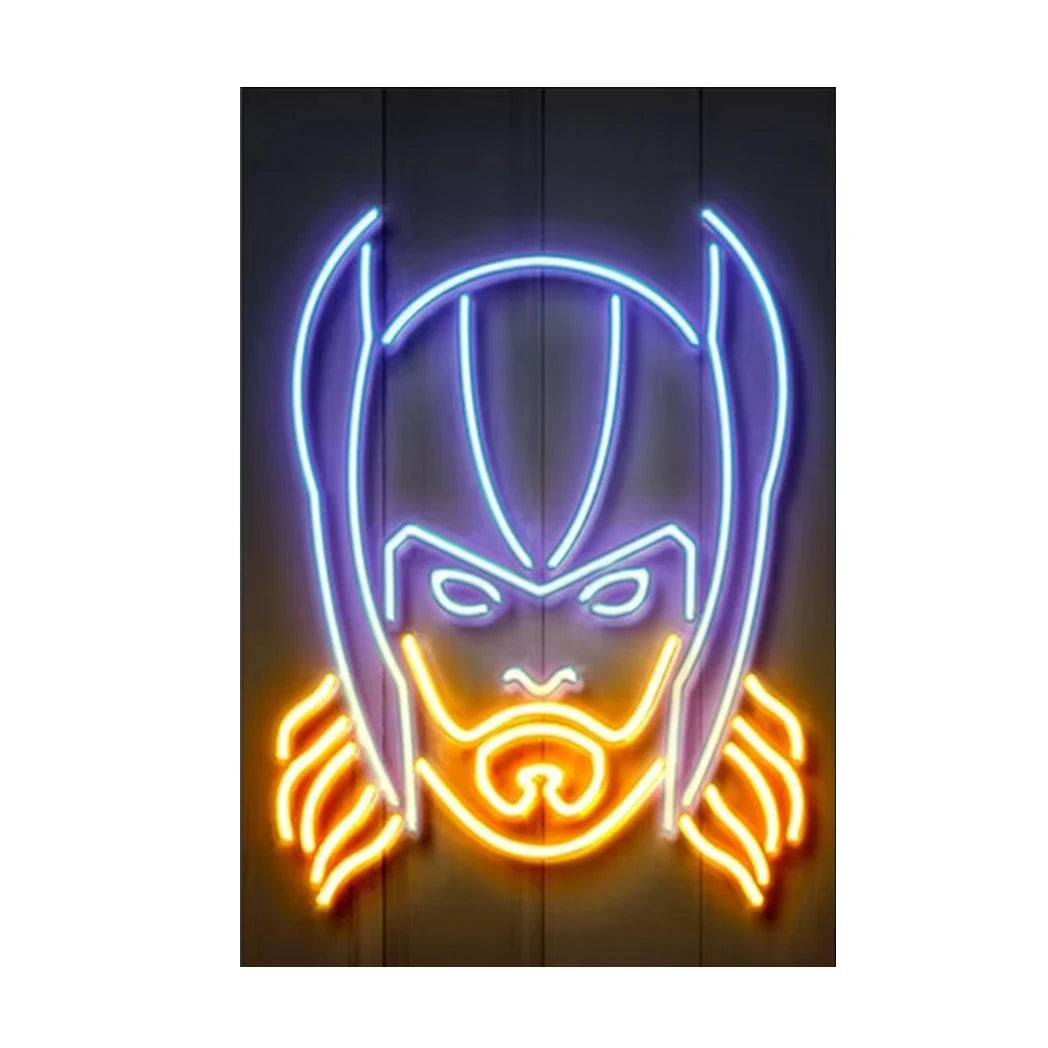 MINISO Disney Neon Marvel Superhero Poster - Image 12