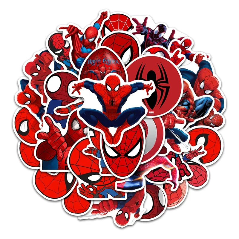 Cartoon Spider-Man Stickers - Image 4