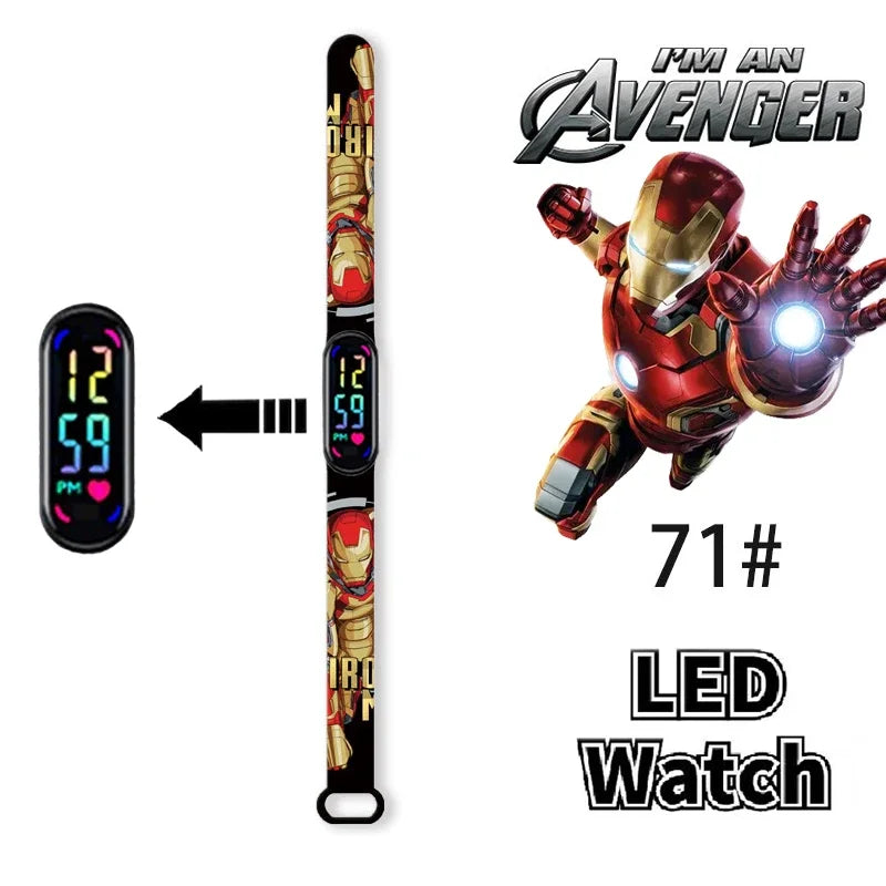 Disney Frozen & Spider-Man Children’s Anime Figure Bracelet Wristwatch - Image 23