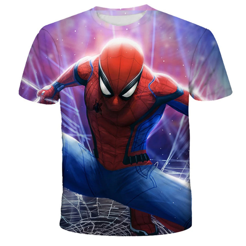 Spider-Man & Avengers 3D Printed Summer T-Shirts - Image 12