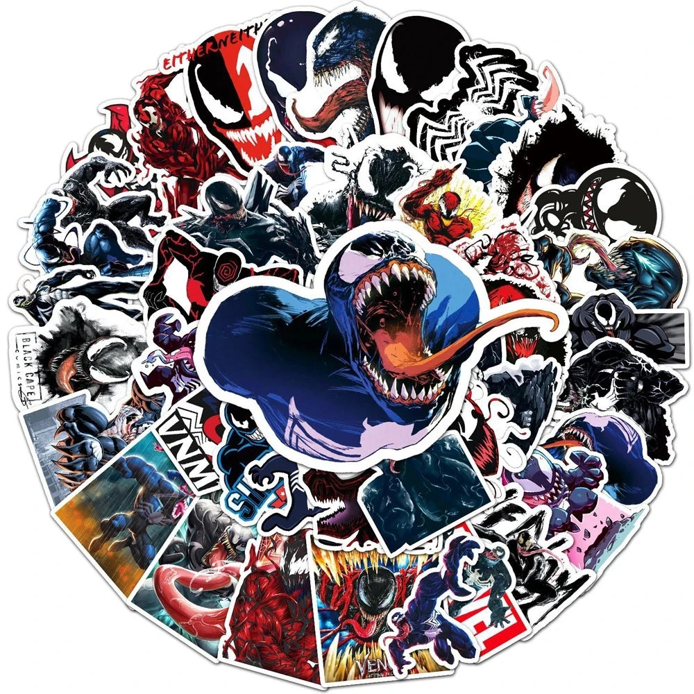 Comics Movie Carnage & Venom Villain Stickers