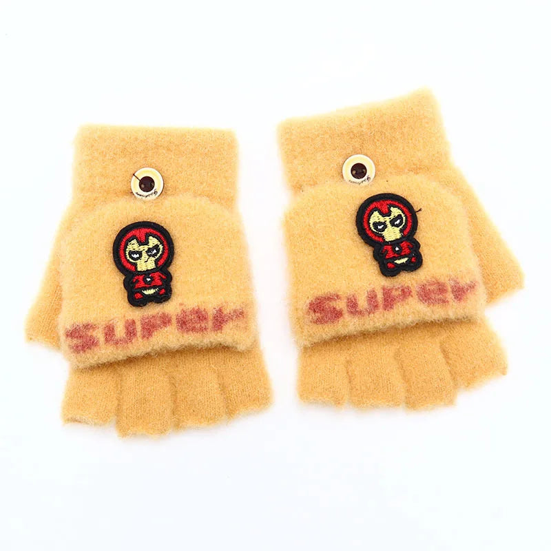 MINISO Spider-Man Half-Finger Gloves - Image 3