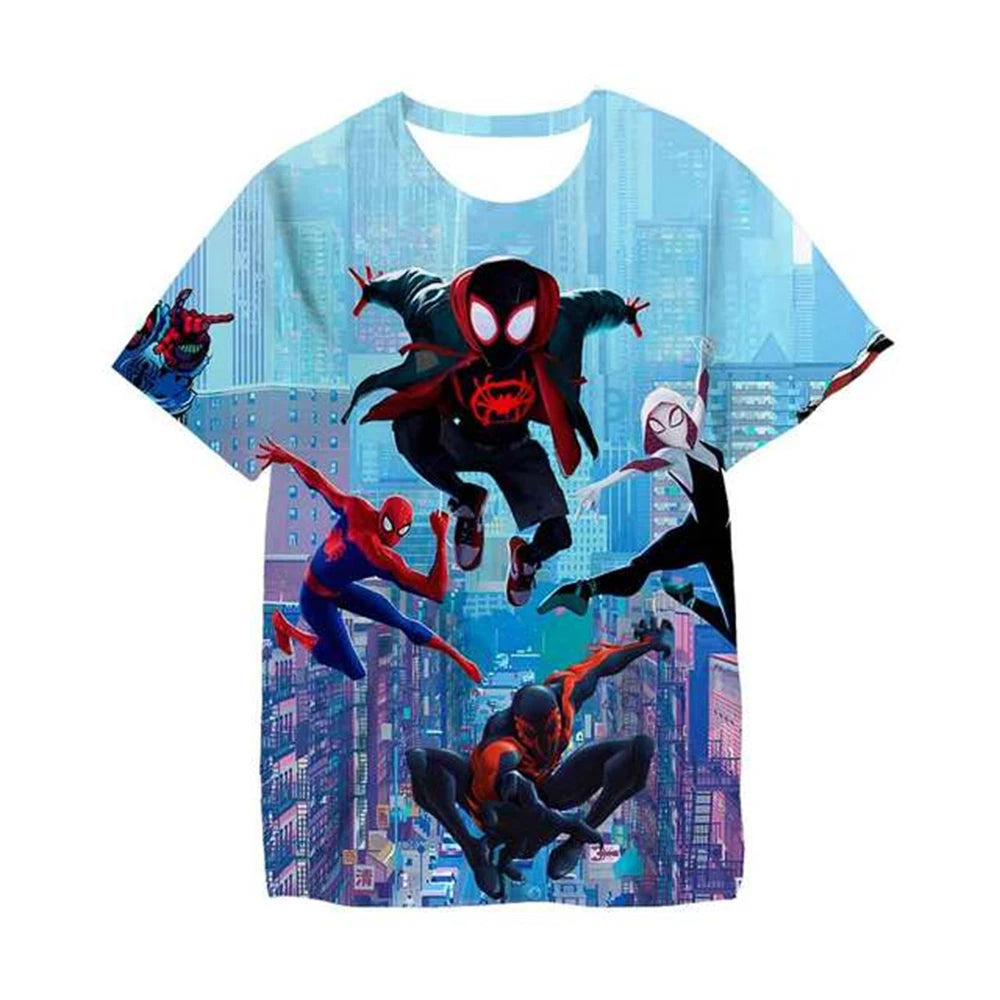 Spider-Man & Avengers 3D Printed Summer T-Shirts - Image 16