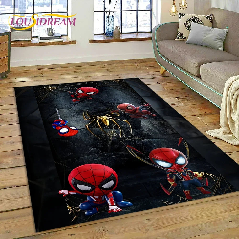Superhero Marvel Avengers Spider-Man Cartoon Carpet - Image 16