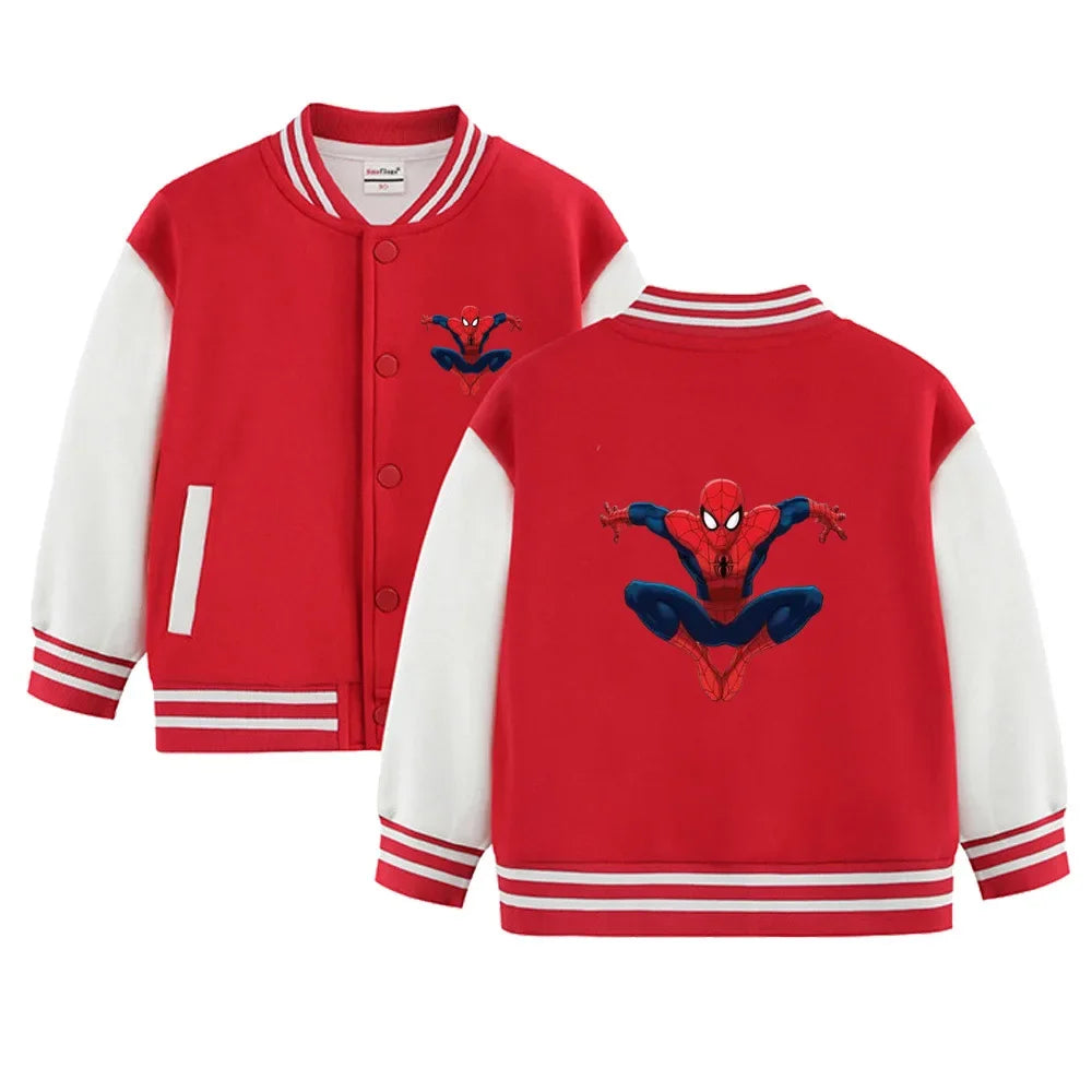 Spider-Man Print Kids Baseball Jersey - Image 37