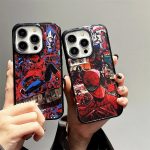 Cartoon Spider-Man & Batman Phone Case
