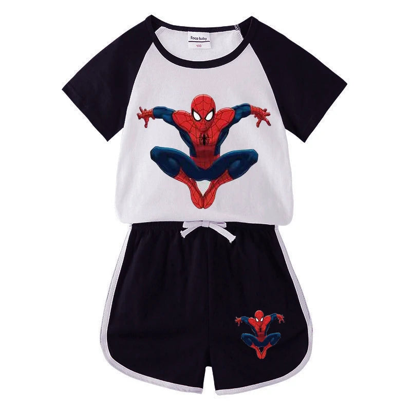 Boys’ Summer Spider-Man Outfit Set - Image 30
