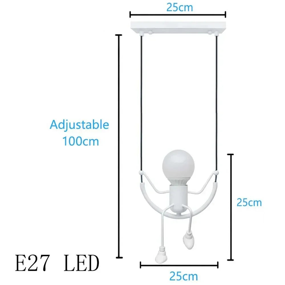 Pendant Light Nordic Little Man Spider - Image 11