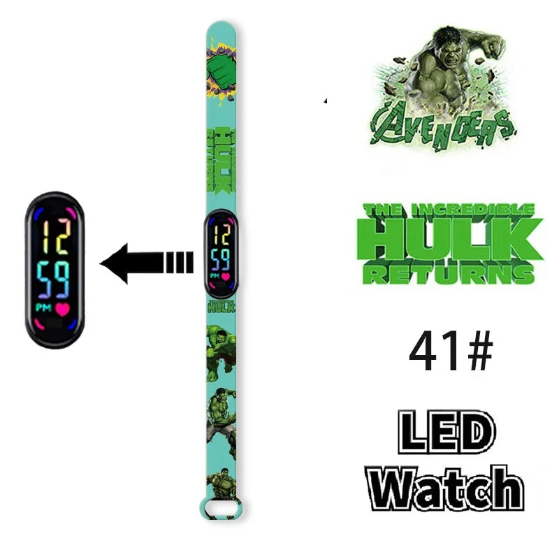 Disney Frozen & Spider-Man Children’s Anime Figure Bracelet Wristwatch - Image 42