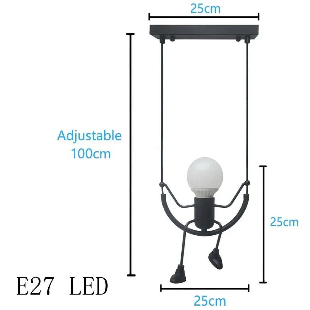 Pendant Light Nordic Little Man Spider - Image 10