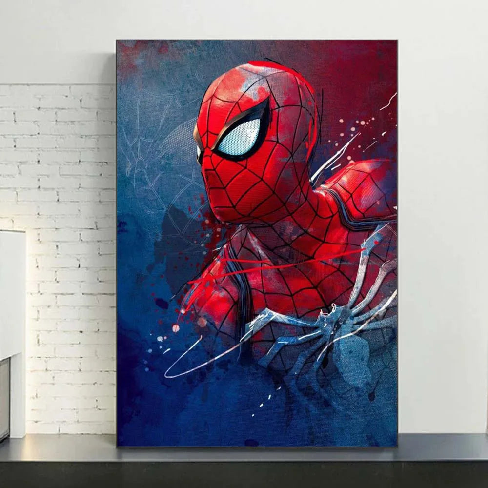 MINISO Marvel Watercolor Spider-Man Canvas Poster - Image 13