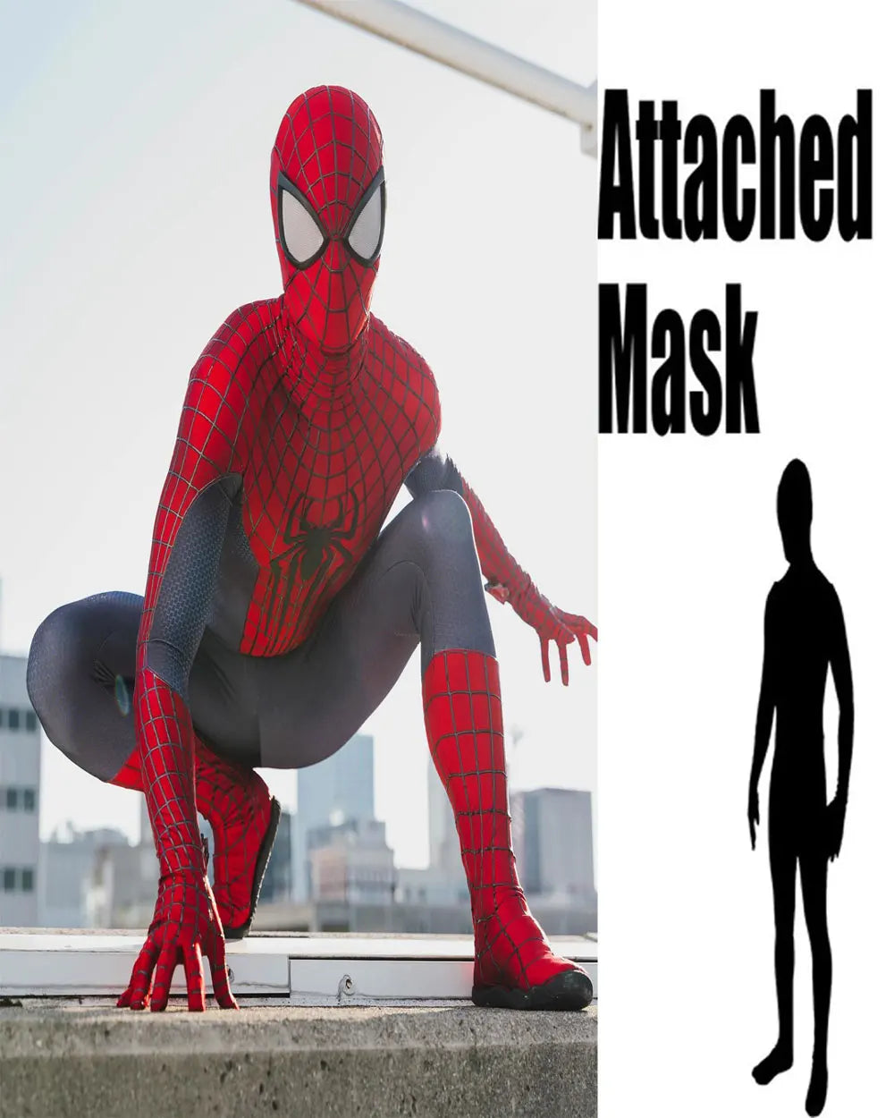Halloween Men TASM Spider-Man Cosplay Costume - Image 2